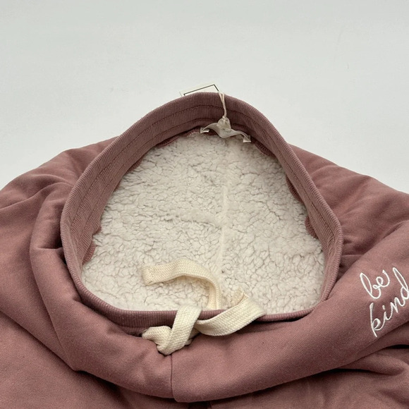 No Comment Fleece Joggers Womens Medium Blush Pink Sweatpants Outdoor Casual - Picture 8 of 8